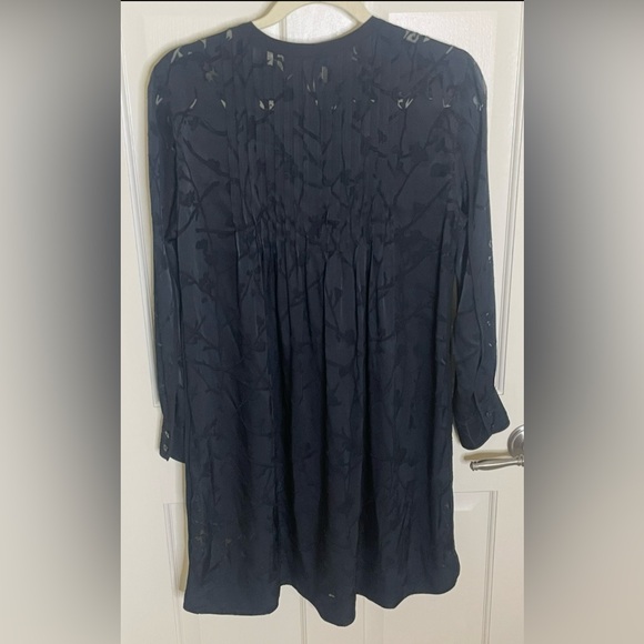 Rag & Bone Rubie Silk Burnout  Popover Relaxed Fit Mini Dress Black, Sz Med - Picture 16 of 16